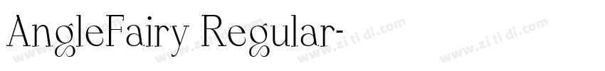 AngleFairy Regular字体转换
